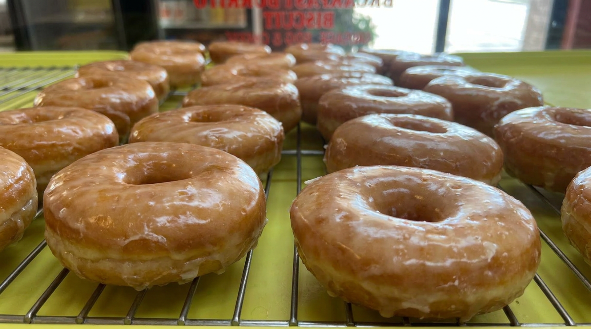 Old fashioned and glazed donuts